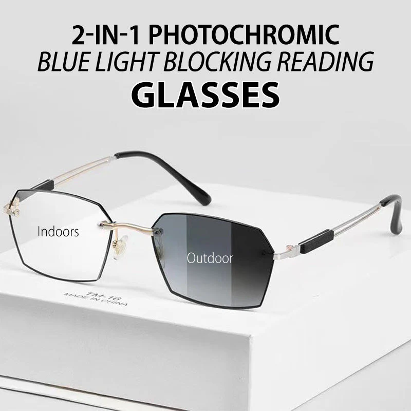 Sapphire-Hard, Anti-Blue Light Reading Glasses