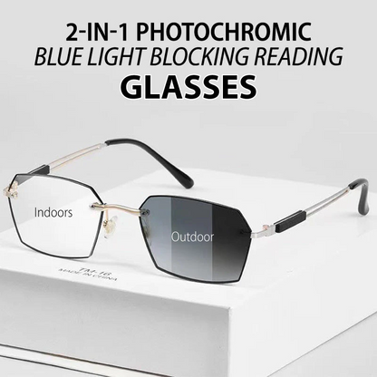 Sapphire-Hard, Anti-Blue Light Reading Glasses