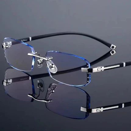 Sapphire-Hard, Anti-Blue Light Reading Glasses