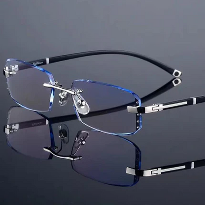 Sapphire-Hard, Anti-Blue Light Reading Glasses