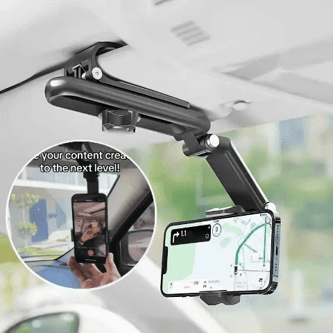 Rotatable & Retractable Car Phone Holder