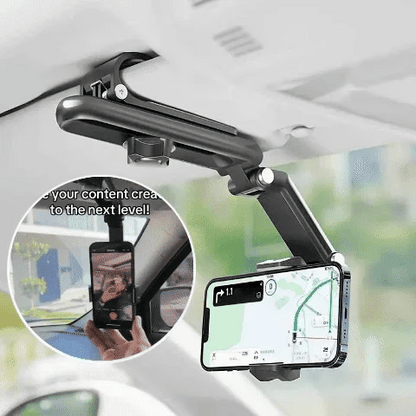 Rotatable & Retractable Car Phone Holder