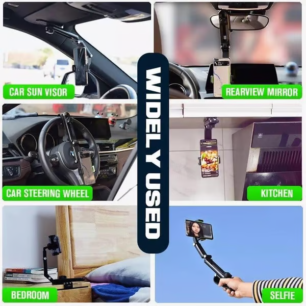 Rotatable & Retractable Car Phone Holder