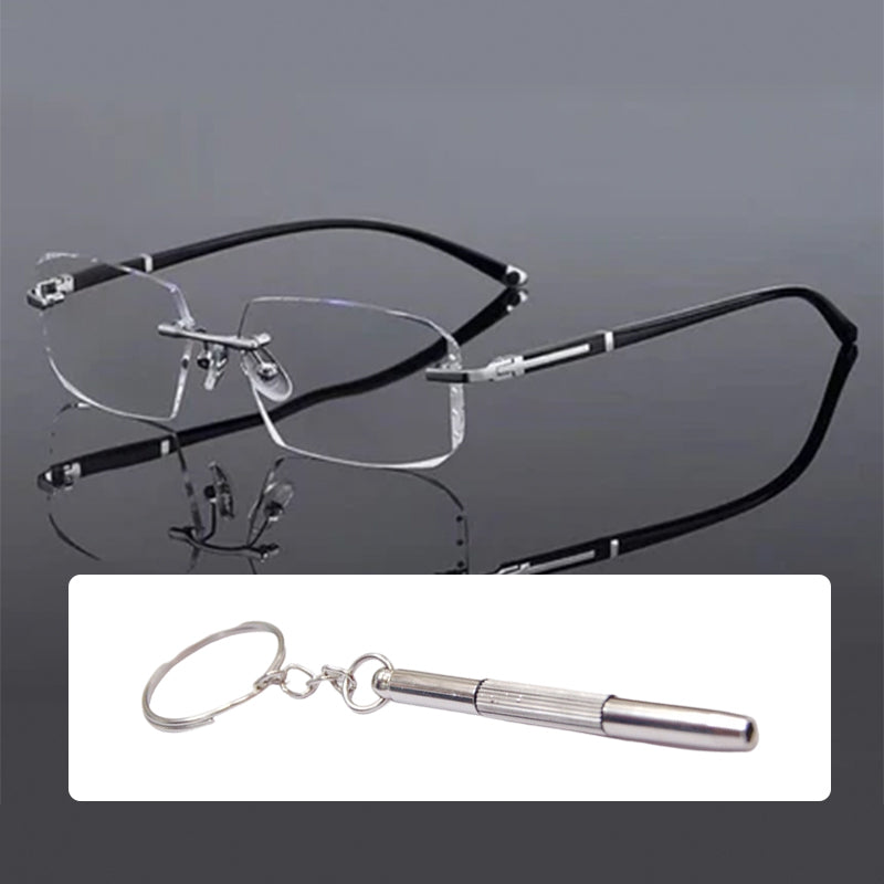 Sapphire-Hard, Anti-Blue Light Reading Glasses