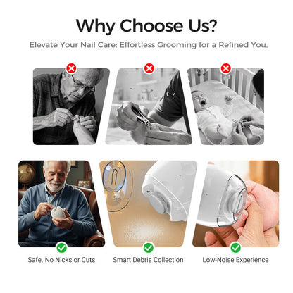 Universal Automatic Fingernail Clipper