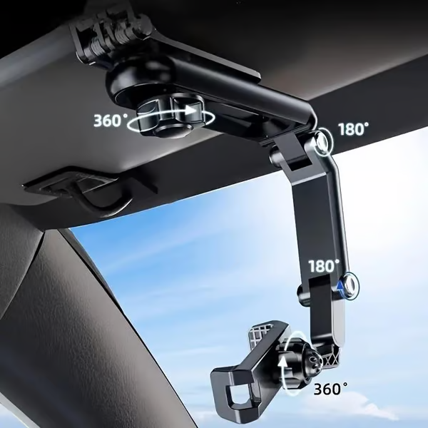 Rotatable & Retractable Car Phone Holder