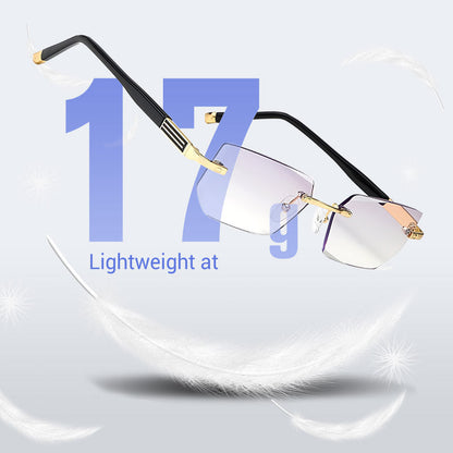 Sapphire-Hard, Anti-Blue Light Reading Glasses