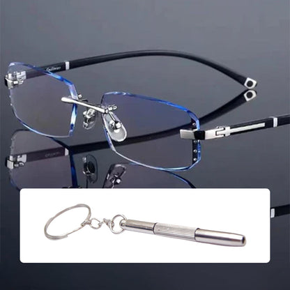 Sapphire-Hard, Anti-Blue Light Reading Glasses