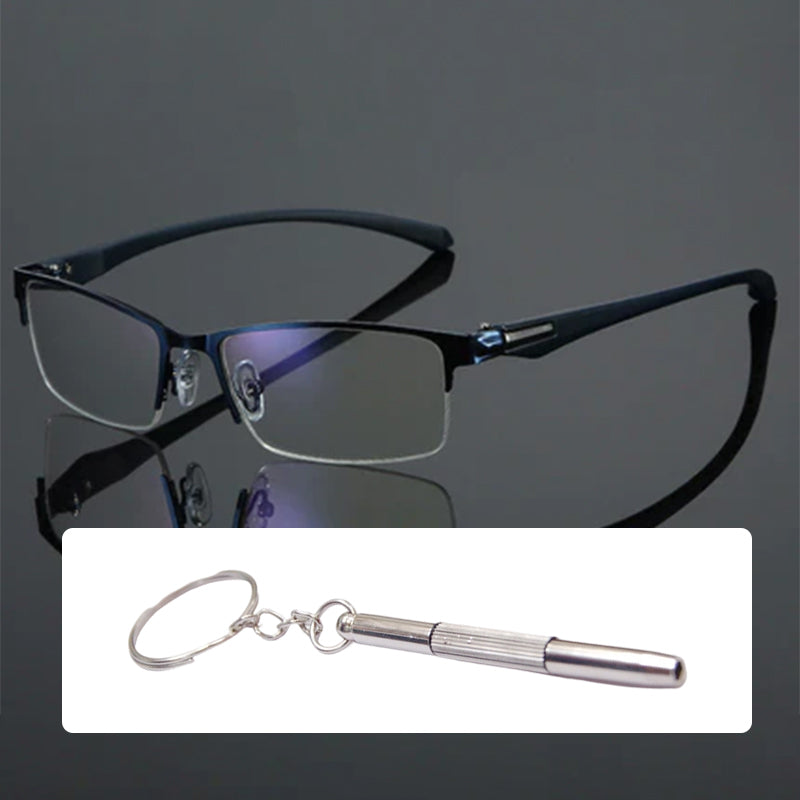 Sapphire-Hard, Anti-Blue Light Reading Glasses