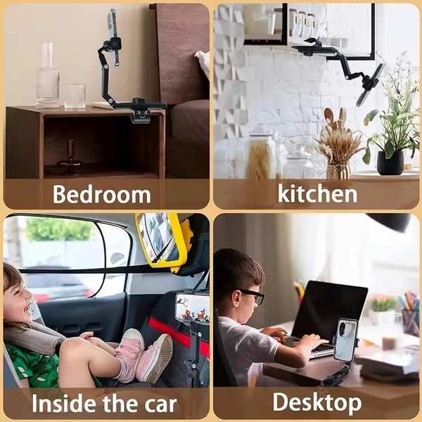 Rotatable & Retractable Car Phone Holder