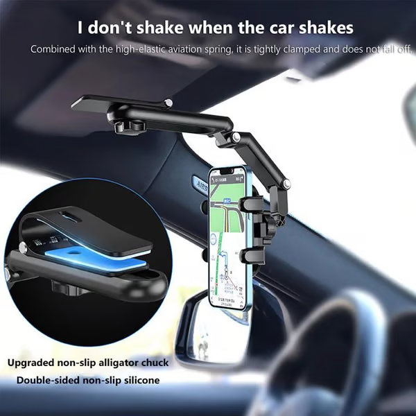 Rotatable & Retractable Car Phone Holder