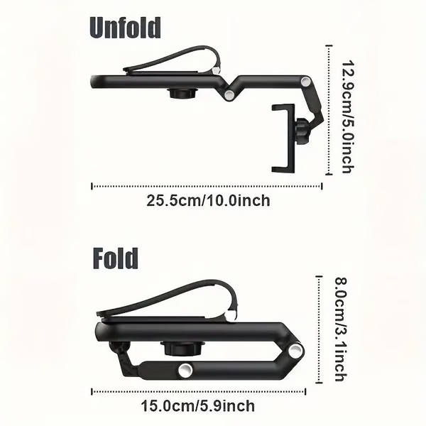 Rotatable & Retractable Car Phone Holder