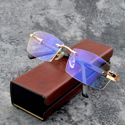 Sapphire-Hard, Anti-Blue Light Reading Glasses